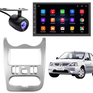 Imagem de Central Multimídia Automotiva Android Auto Renault Sandero 7 Touch Screen Capacitiva IPS Bluetooth Wi-Fi GPS Prata