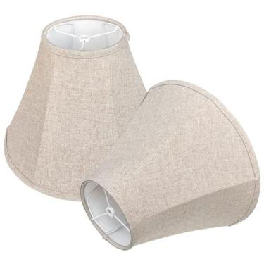 Imagem de Conjunto de abajures TOOTOO STAR Bell Linen para luminária de chão e m
