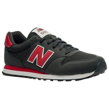 Imagem de Tenis Masculino Casual Conforto New Balance Original 500v2, Preto, Ver