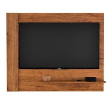 Imagem de Painel Suspenso Aéreo Ripado de Parede Sala Estar Quarto Suporte Tv 60