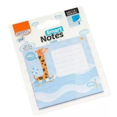 Imagem de Bloco Smart Notes Frame Girafa Destacável 3em 1 c/ 30 fls - BRW