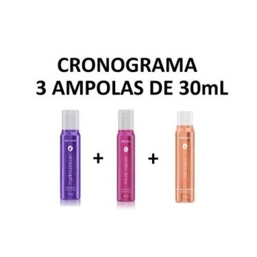 Imagem de Red Iron Kit Cronograma Capilar 3 Ampolas de 30mL (1 Hidra Power + 1 O