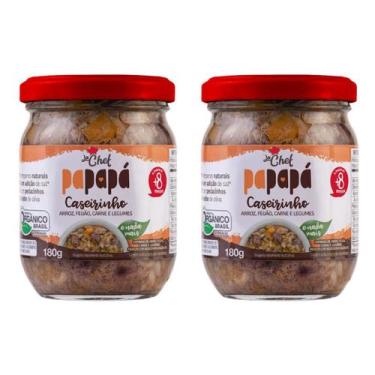 Imagem de Kit 2 Papinhas Caseirinho La Chef Orgânico Papapa - 180g