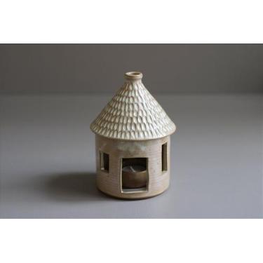 Imagem de Casinha Lanterna P 9 - Cerâmica Artesanal Terracota - Bone Ceramics