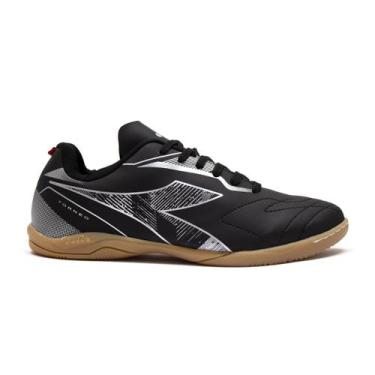 Imagem de Tênis Chuteira Futsal Diadora Torneo Lançamento Dfaf109, 41, Preto, Pr