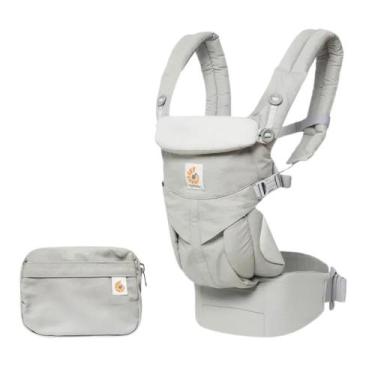 Imagem de Canguru Bebê 4 Posições Ergonômico Classic Cotton Ergobaby -, CINZA