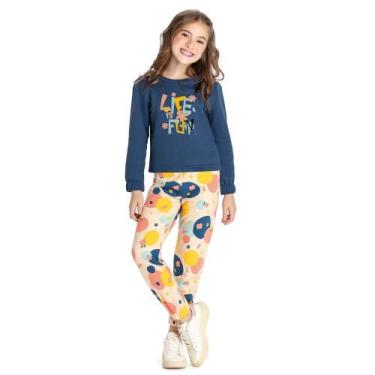 Imagem de Conjunto Menina Moletom Peluciado Blusa Calça Elian, 4