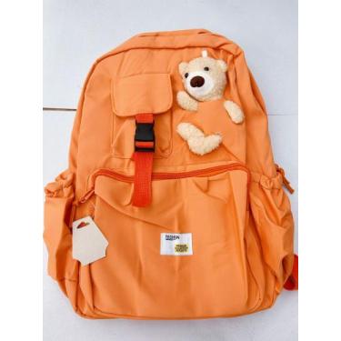 Imagem de Mochila Escolar Impermeável Casual Feminina Masculina Moda Coreana - U