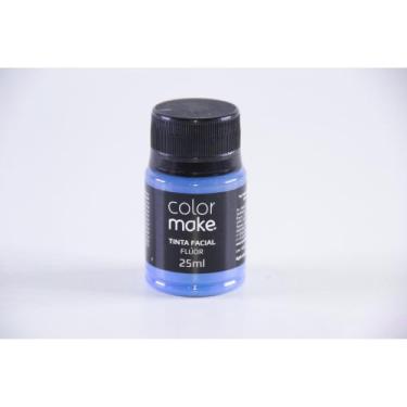 Imagem de Tinta Facial 35Ml - Color Make - Festas e Fantasias, Azul Florescente