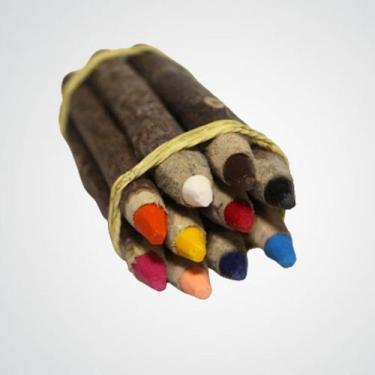 Imagem de Kit Lápis em Madeira Artesanal arte 88 - Karua