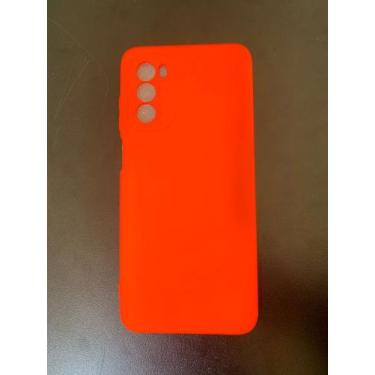 Imagem de Capinha compatível com motoG52 siliconada laranja neon - Cisen