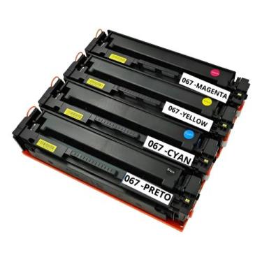 Imagem de Kit 4 Toner Compatível 067 - BCMY Mf654 - FUSAO COLOR