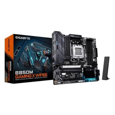 Imagem de Placa Mãe Gigabyte B850M Gaming X WiFi 6E DDR5 Socket AM5 Chipset AMD 