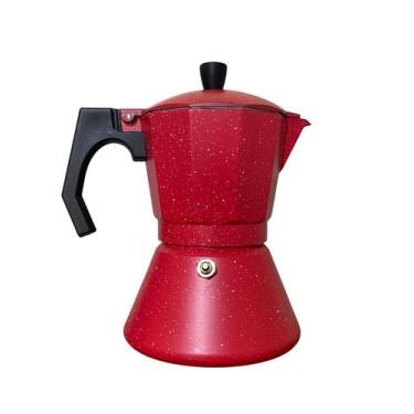 Imagem de Cafeteira Italiana Moka Alegra Base 12cm + Indução 6 Xícaras