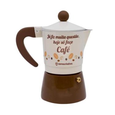 Imagem de Cafeteira Italiana Moka Zona Criativa Café 150ml Alumínio Expresso Lux