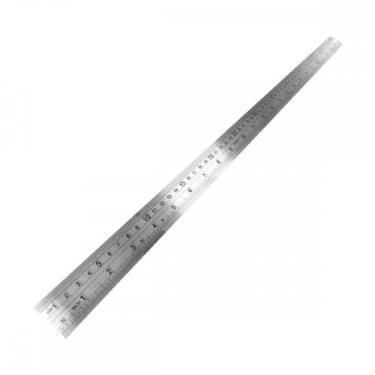 Imagem de Regua Aco Inox Brasfort 60Cm - BRASFORT / BRAFT