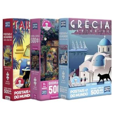 Imagem de Quebra Cabeça 500 Peças Nano Game Office Toyster, Floricultura