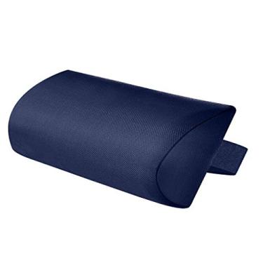 Imagem de Almofada de cabeça confortável e respirável Serablet, serve para a maioria das cadeiras e descansos, espuma confiável – azul marinho
