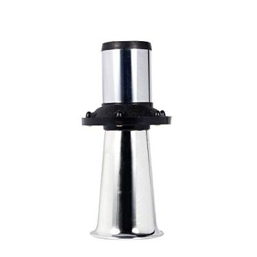 Imagem de KIMISS Sirene de chifre estilo antigo vintage 12V 110DB AHH-OOO-GAH AHOOGA OOGA (prata) (prata)