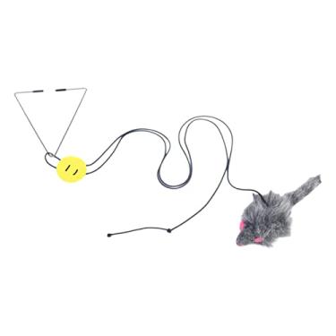 Imagem de corda brinquedo para gatos, gatinho | Gato interativo para gatos em ambientes internos, brinquedo interativo para exercícios gato, brinquedo interativo, Silervan realista