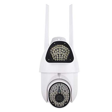 Imagem de Câmera IP PTZ sem fio 1080P, câmera externa WiFi com lente de 135 mm, câmera de vigilância de segurança CCTV com áudio bidirecional e visão noturna colorida com detecção de movimento
