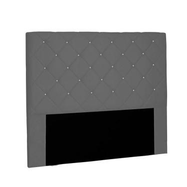 Imagem de Cabeceira Tania Cama Box Solteiro 90Cm Cinza