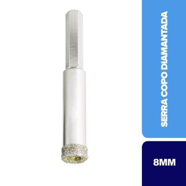 Imagem de Serra Copo Diamantada Cortag Porcelanato 8mm