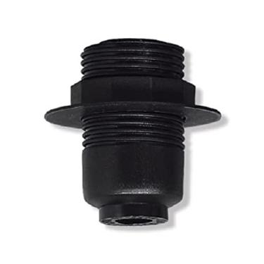 Imagem de PACO ELETRICA Soquete Preto E27 Arruela de Aba Larga Bivolt