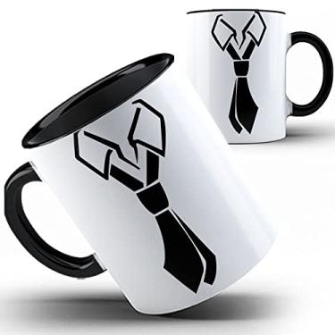 Imagem de 32 Caneca preta gravata Papai Pai