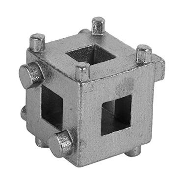 Imagem de Para ferramenta de freio a disco traseiro Senyar adaptador de pinça de freio de carro, ferramenta retrator de pistão de freio a disco traseiro de aço carbono adaptador de pinça