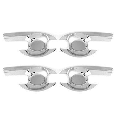 Imagem de Capa de tigela para maçaneta de porta de carro, capa cromada para tigela com maçaneta cromada estilo cromado acessórios para maçaneta de porta adequado para DMAX 2012 (2015)