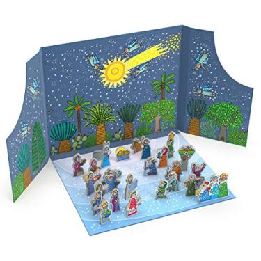 Imagem de The Birth of Jesus Advent Calendar and Nativity Scene: 4