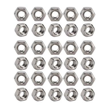 Imagem de Óculos sem aro Porcas sextavadas, 1,4 porca rolha óculos de reparo peças ferramenta de reparo óculos de sol de aço inoxidável, 300 pares de ferramentas de reparo de porca sem aro kits de ferramentas de reparo de acessórios de relógio