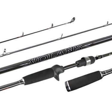 Imagem de Vara de Pesca Carretilha Rapala Volans Carbono 5.6 M 1,68m 8-17 Lbs Inteiriça