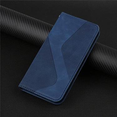 Imagem de Capa de couro magnética para Samsung Galaxy A13 M52 A03 A13 A33 A53 5G A 13 03 33 53 A03 Capa carteira, azul, para Galaxy A53 5G