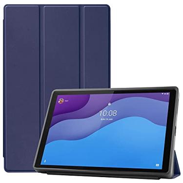 Imagem de Capa protetora para tablet Para a guia Lenovo. M10 HD (2ª Gen) 10.1 2020 Tb- (x306f) Tampa do caso da tabuleta, macia Tpu. Capa de proteção com auto vigília/sono Estojos para Tablet PC (Color : Bl