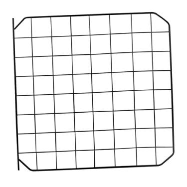 Imagem de Painel de cercadinho portátil para animais de estimação, DIY fio de ferro para cachorro acampamento hamster interno, Porta preta