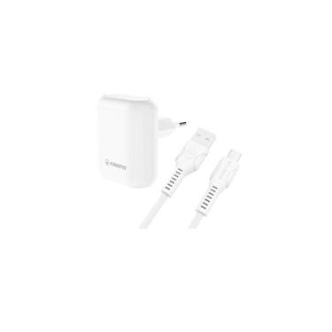 Imagem de Kit Carregador Type-c 2.4a Kt627 2 Usb Kimaster