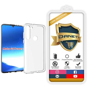 Imagem de Capa Capinha Para Motorola Moto G8 Power com Tela de 6.4Polegadas Capinha Transparente Case Clear Ultra Fina Silicone - Danet (Transparente)
