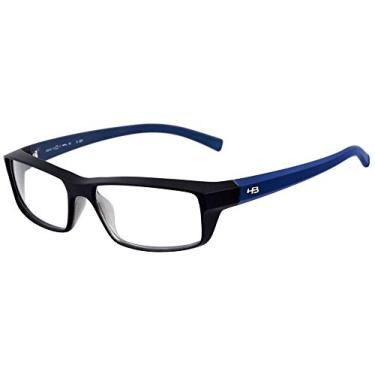 Imagem de Óculos de Grau Hb Polytech 93055/54 Preto/azul Fosco