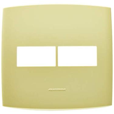 Imagem de Placa 4X4 2 Módulos, Alumbra, Bliss 4722, Kiwi Dourado