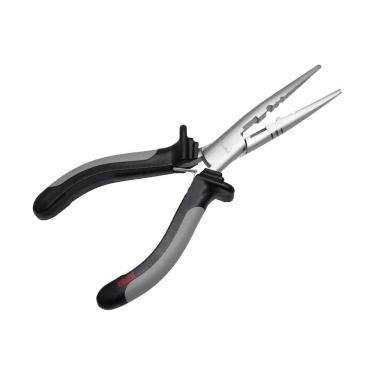 Imagem de Alicate Pesca Rapala Fishermans Pliers Bico Longo em Aço Inox Cabo Emborrachado