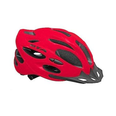 Imagem de Capacete Ciclismo Gta Mtb Inmold Start com Led - Vermelho - 54-58