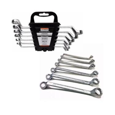 Imagem de Jogo de 6 Peças Chave Estrela Cromada 6 a 17mm - Starfer