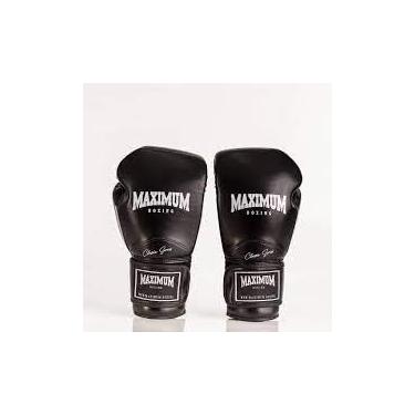 Imagem de Par luva de boxe e Muay Thai Maximum Classic (10oz, New Black)