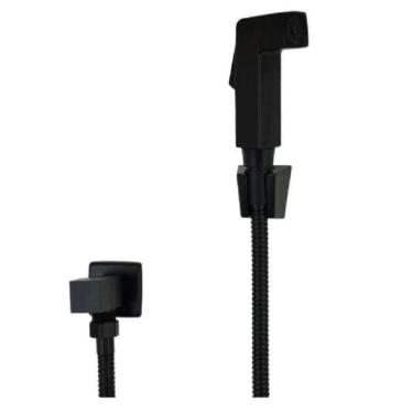 Imagem de Ducha Higiênica Completa Quadrado Preto Fosco Matte