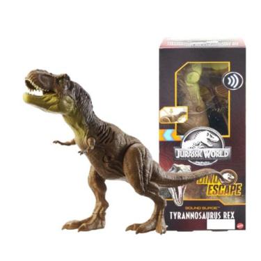 Imagem de Brinquedo Dinossauro T-Rex Articulado 30cm Com Som - Mattel