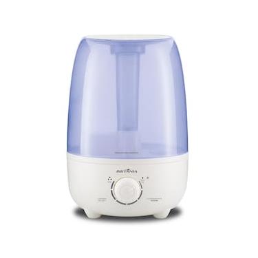 Imagem de Umidificador Britânia BUD04B Desligamento Automático 4,8 Litros Branco/Azul - Bivolt