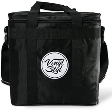 Imagem de Vinyl Styl Bolsa acolchoada para toca-discos e discos, preta (VNST68502)