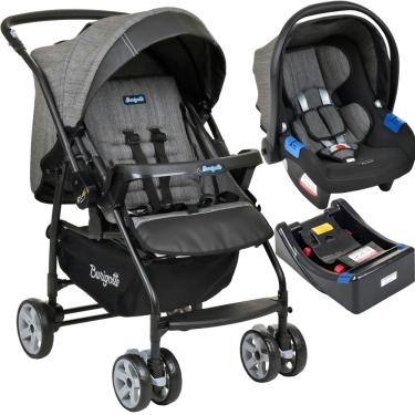 Imagem de Carrinho de Bebe com Bebe Conforto Base Burigotto Rio K Preto